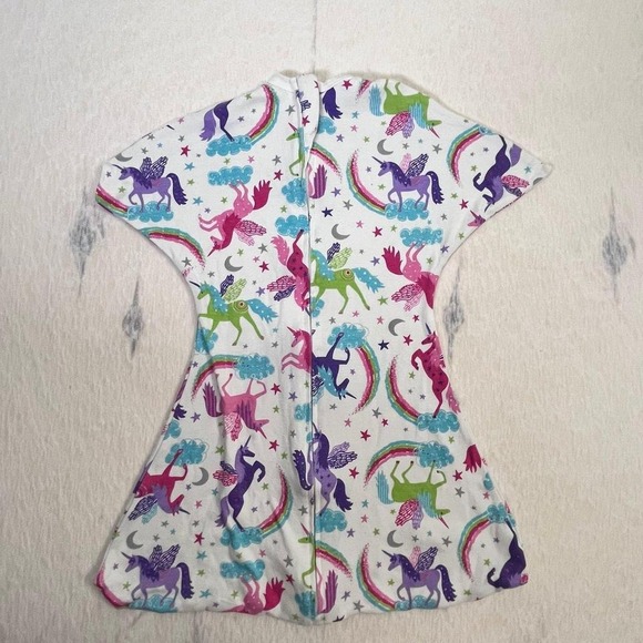 Sleeping Baby Zipadee-Zip Unicorn Print Sleep Sack Small 4–8 Months - Picture 1 of 3